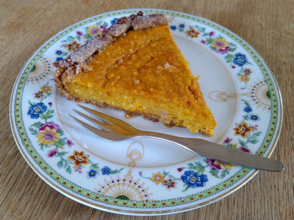 Kürbis Mandel Tarte Natalia Gut